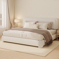 Plataforma de Dormir Ajustable y Confiable Tamaño King con Textil Suave al Tacto y Base Metálica Estable para Desarrollo Inmobiliario de Lujo