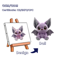 Jouets en peluche d'anime personnalisables à succès, logo personnalisé, poupée en peluche, fabricant de jouets en peluche personnalisés