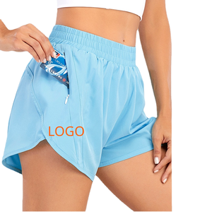 Shorts de sport pour femmes à taille haute, respirants, hautement élastiques, pour le yoga, le salon, imperméables, à séchage rapide, écologiques, pour l'entraînement - Product Image 4