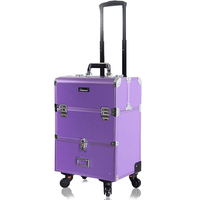 Prix d'usine : Organisateur et étui de transport pour outils capillaires, chariot professionnel de salon, valise de voyage pour coiffeur et maquilleur
