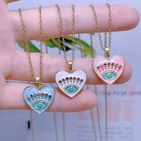 Collier personnalisé avec main de Hamsa et œil du diable, bijoux de protection porte-bonheur, plaqué or 18 carats, base en laiton