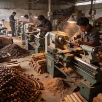 Jeu de fraises à bois en carbure de tungstène HSS TCT durables pour la découpe du bois et le traitement des sphères en bois dur