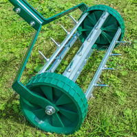 Outils de jardin, rouleau à picots pour scarifier, rouleau à gazon, aérateur de pelouse
