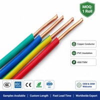 Direktvertrieb BV-Kabel 1,5mm² 2,5mm² Massivkupfer PVC-Isolierung 450V 750V Elektrokabel für Gebäudeverkabelung