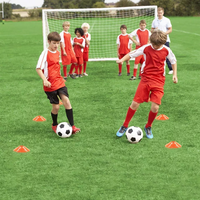 Lot de Cône d'Agilité de Football en Gros avec Sac de Transport et Support – 50 Pièces/Paquet en PE