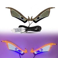 Luz LED RGB Universal para Auto con Efecto Ojo de Diablo, 6V 18W IP65 Impermeable, USB Plug-and-Play, Efecto Llama, para Todos los Vehículos