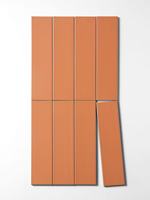 Carreaux muraux en céramique intégrale, imitation pierre mate texturée, 75x300mm, modernes pour cuisines, salles à manger et murs intérieurs