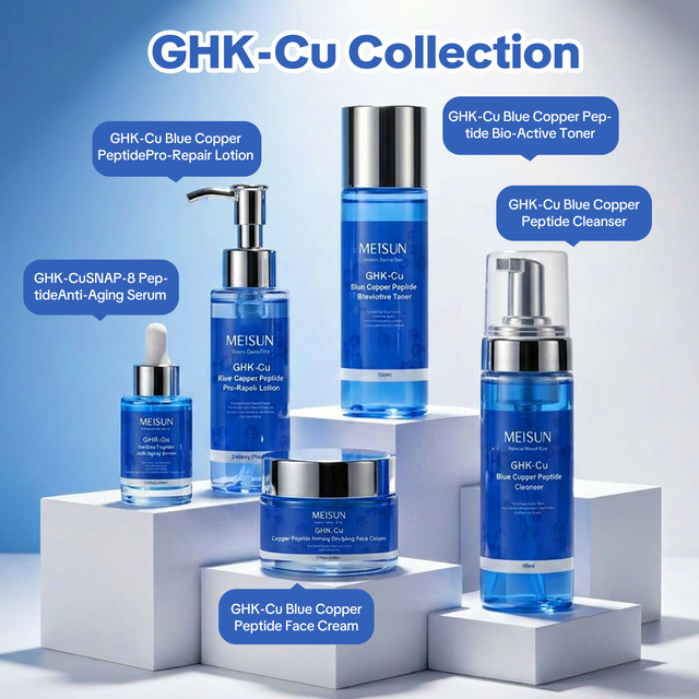 OEM ODM GHK-Cu & SNAP-8 Peptide Skincare Set Advanced Anti-Aging Anti-Wrinkle Facial Care Kit for Deep Lifting & Skin Sculpting