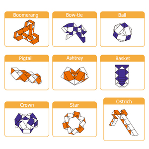 Chất lượng cao 36 gói cầu vồng ma thuật rắn não trêu ghẹo Đồ chơi rắn Fidget Đồ chơi khối Xoắn câu đố cho trẻ em - Product Image 2