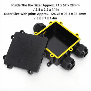 Wasserdichte <span class=keywords><strong>3</strong></span>-Wege-Verbindungsbox IP68 Y-Typ <span class=keywords><strong>3</strong></span>-polig 4-14mm Elektrische Kabelverbinder Externe Elektrische Anschlussklemmen - Product Image 3