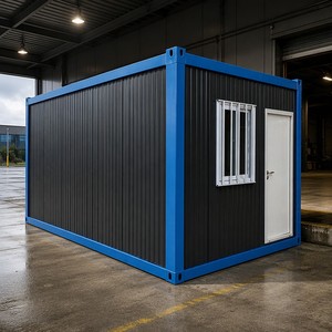 Maison conteneur détachable de 20 pieds, préfabriquée, assemblée en acier, construction rapide, design contemporain et garantie d'un an - Product Image 1