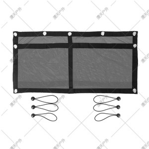 Outdoor Boat Mesh Storage Bag Black Waterproof Polyester Interior Compartment For <b>Yacht</b> Miscellaneous Items - Product Image 3