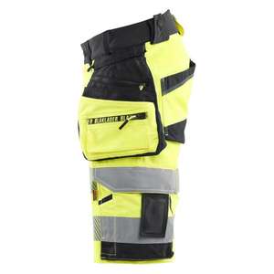 BLAKLADER - 112016483399C46 Pantalones cortos Hi-Vis 4 vías elásticos Hi-vis Amarillo/Negro-EAN 7330509927731 ROPA DE TRABAJO DE 2017 - Product Image 3
