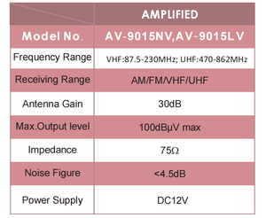 Antennes <span class=keywords><strong>TV</strong></span> actives ANTOP DVB-T2, gain élevé, 360 degrés, omnidirectionnelles, amplifiées, ABS, <span class=keywords><strong>câble</strong></span> de 10 m, <span class=keywords><strong>antenne</strong></span> <span class=keywords><strong>TV</strong></span> numérique HDTV pour extérieur - Product Image 2