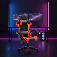 Chaise de jeu en cuir de haute qualité du fabricant, ergonomique, pivotante, réglable, confortable, mobilier