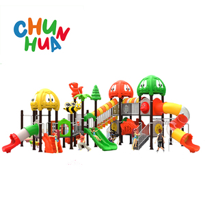 Enfants métal cadre extérieur bébé <span class=keywords><strong>jeu</strong></span> aire de jeux équipement en plastique enfants parc d'attractions jeux toboggan - Product Image 3