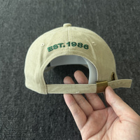 Gorra de Béisbol Personalizada de 6 Paneles, Estilo Vintage, sin Estructura, con Visera Ligeramente Curvada, Unisex, para Exteriores, con Bordado 3D