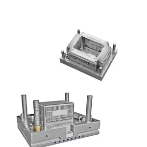 taizhou huangyan plastic injection mold Hot runner crate mould ,plastic dairy milk crate mould services
