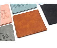 Organizador de Documentos para Auto, Cartera para Tarjetas de Identificación, Registro de Vehículo, Seguro, Porta Tarjetas de Cuero
