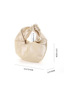 Bolso de Mano Elegante y Moderno Bell 2025, Diseño Cuadrado, Satinado, para Fiestas y Eventos Casuales, para Mujer - Product Image 6