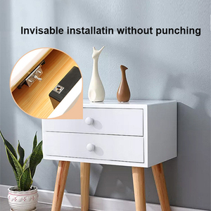 보이지 않는 USB 케이블 전자 숨겨진 캐비닛 잠금 나무 캐비닛 서랍 식료품 저장실 로커 <span class=keywords><strong>RFID</strong></span> 항목 - Product Image 6