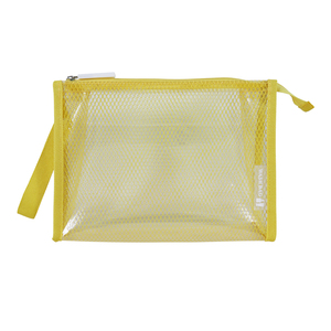 Transparent Fashion Style Swim Travel Wholesale <b>Water</b> Resistant PVC Coated Mesh Shower Bag Zipper Custom Logo for <b>Pouch</b> - Product Image 6