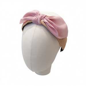 Tencel <b>Velvet</b> Bow <b>Headband</b> For Women Adjustable Sweet Style Hair Accessories 44089 - Product Image 2