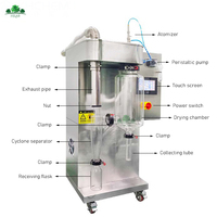 Hotsale Automatisering Maken Melk Ei Fruit Poeder Lab Schaal Glazen Sproeidroger 1.5-2,5 L/H Sproeidroogapparatuur