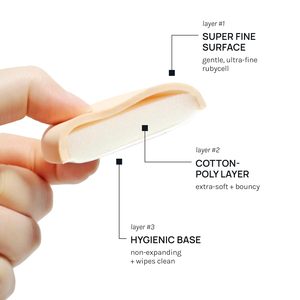 AOA Studio Spugna per il trucco in Silicone setoso Set Extra morbido onice a forma di uovo Rubycell applicatori riutilizzabili strumento cosmetico con basso MOQ
