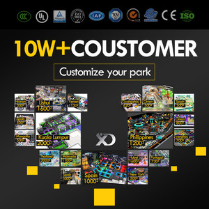 Equipo de Juegos Interior Personalizado, Centro de Juegos Suaves Comercial con Parque de Trampolines, Piscina de Pelotas y Circuito Ninja <span class=keywords><strong>para</strong></span> Centros Comerciales - Product Image 6