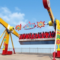 Fabricant d'équipement de terrain de jeu extérieur Thrill Crazy Space Travel Ride Top Spin Thrilling Amusement Theme Park