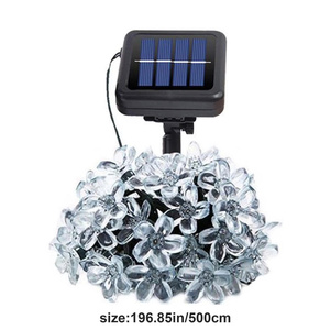 IP65 Waterproof 20LED Solar Flower <b>String</b> Lights 8 Modes Sensor Control Outdoor <b>Garden</b> Fairy Lights Ceiling light - Product Image 1