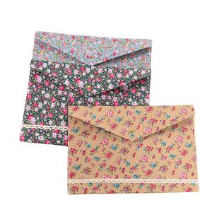 Neue Vintage Punkte Blume Spitze Serie A4 Dokumente Datei Tasche Datei Ordner Briefpapier Ablage Produktion Bleistift Aufbewahrung tasche - Product Image 1