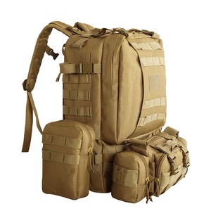 Ransel taktis luar ruangan kapasitas besar, dengan tas keamanan & perlindungan mendaki sistem MOLLE - Product Image 2