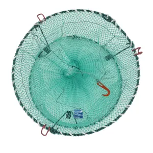 Haute qualité PE multifilament 45cm * 22cm crabe poisson Pot Crawdad homard crevettes pêche australienne crabe piège filets