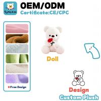 Oso de Peluche Personalizado con Diseño de Soporte, el Regalo Más Novedoso para el Día de San Valentín, Oso de Rosas con Regalo para Niña, Oso de Peluche de Rosas de Alta Calidad con Certificación CPC CE