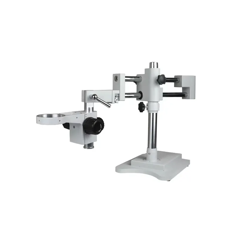 Staffa cardanica microscopica a doppio braccio rotazione di 360 gradi tipo di cerniera binoculare inclinazione di 45 gradi configurazione 7X-45X