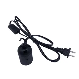 Customizable Ac Power Plug 2-Pin Extension Cord Power Cord With On/Off