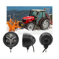 Phares LED ECE R7 R112 R10 ronds de 5.5 pouces pour phare LED Massey Ferguson 41W Hi/Lo Beam