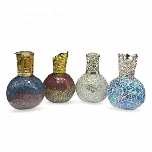 Aromatherapy compatible with Lampe Berge oil,100 ML catalytic aromatherapy lamp Glass mosaic oil lamp