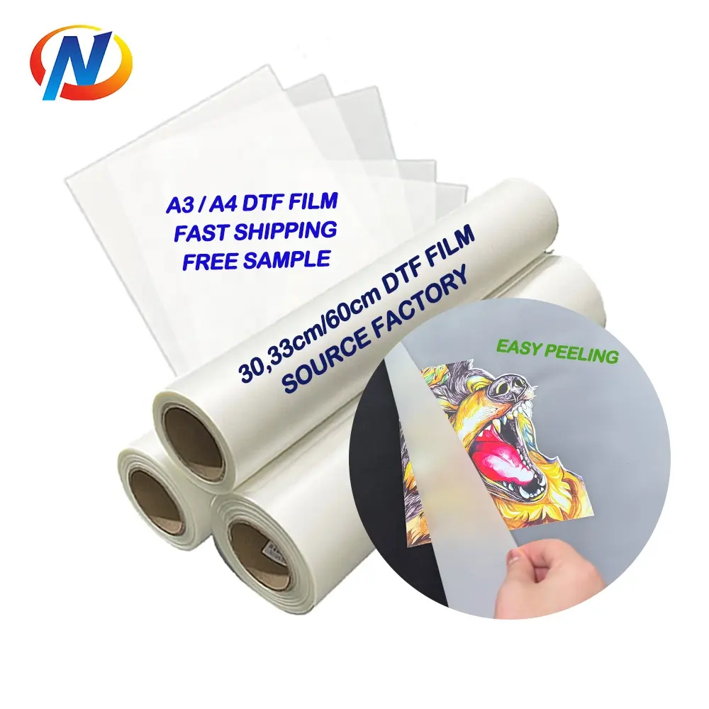 Norman 5 Layer Coating Dtf Film Double Side Hot Peel