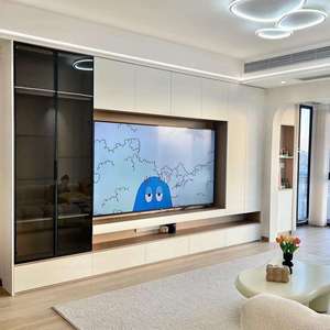 Mobile TV Moderno <span class=keywords><strong>in</strong></span> Legno per TV da 65 Pollici e Oltre, Mobile Porta TV per Soggiorno e Camera da Letto - Product Image 2