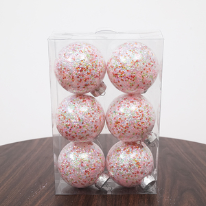 Pallina di Natale in Vetro Personalizzabile, Decorazione per la Casa, Stile Artificiale, Ornamento per Albero di Natale per la Stagione Festiva - Product Image 2