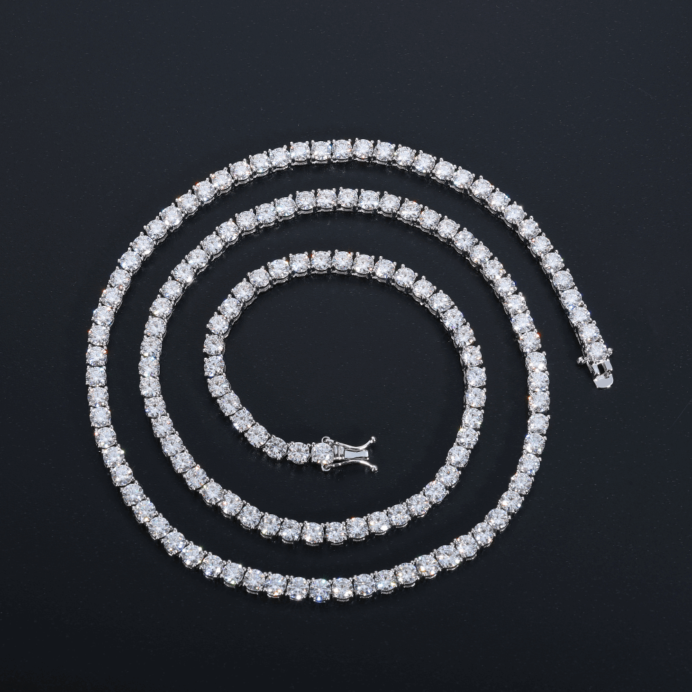 4mm-White Gold