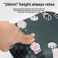 Bantalan Pergelangan Tangan Bantalan Pergelangan Tangan Berbahan Katun Memori Bantalan Pergelangan Tangan Komputer 3D Ergonomis Bantalan Mouse Miring Bantalan Busa