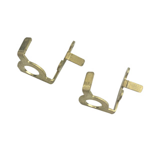 Custom Brass Stamping <b>Spring</b> <b>Clip</b> For Battery Conductive Parts Nonstandard Size Copper Material - Product Image 4