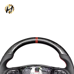 Pour Ford Focus MK3 <span class=keywords><strong>MK2</strong></span> ST RS 2015 2016 2018 2019 Volant en fibre de carbone Intérieur automobile - Product Image 5