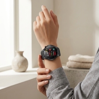 Montre connectée de suivi de la santé et du sport avec écran de 1,43 pouce, assistant vocal IA + appels Bluetooth