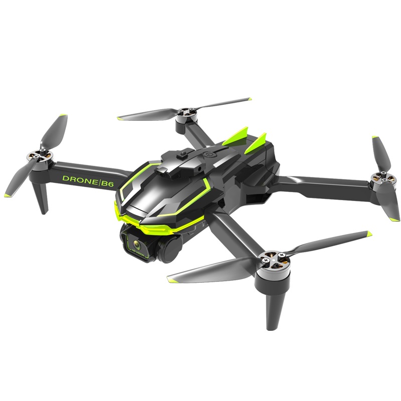 B6 New Design Drone Flying Drone with Camera Dual 6k 4k Brushless Strong Power 2.4g Wifi Pfv Optical Flow Gps Follow Me Drone
