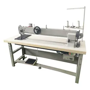 Máquina de coser zigzag de un/doble aguja, brazo largo, productos de China